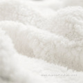 double side blanket for bed flannel sherpa throw